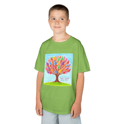 WORNWORD Kids Mid-Weight Tee - Ice-Cream Tree “Sweet Dreams Grow Here!”