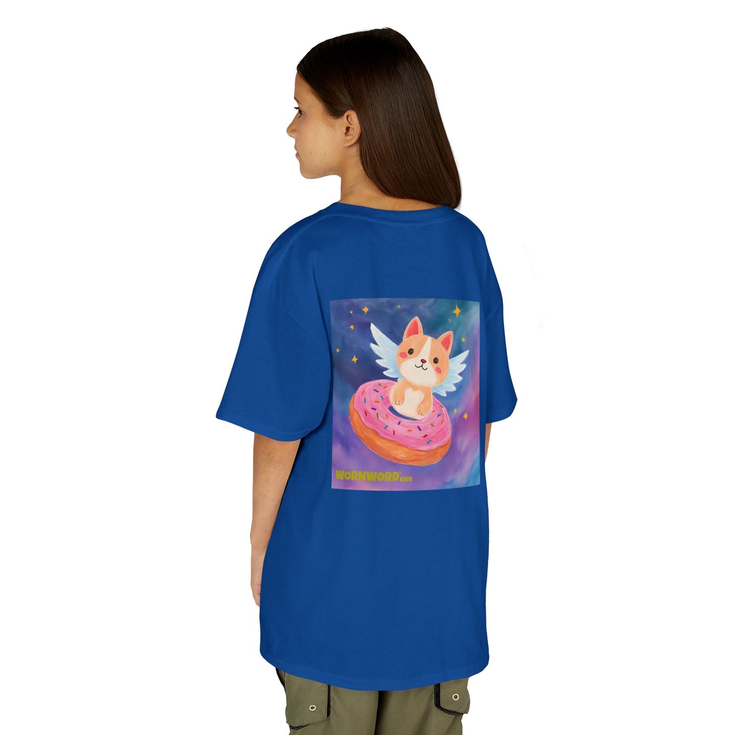 WORNWORD Kids Mid-Weight Tee - Cat Lovers "Paws Off My Galaxy!"