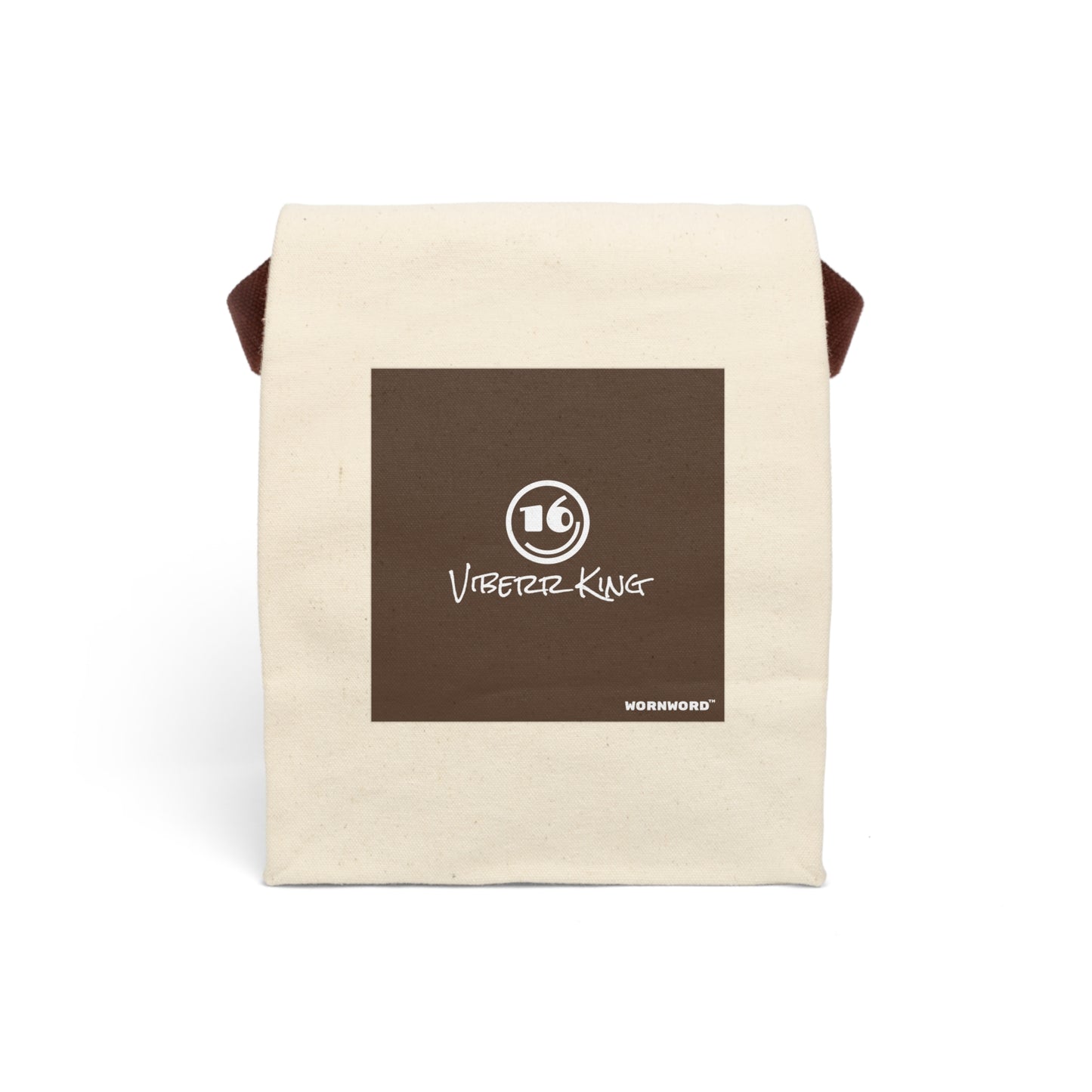 WORNWORD Viberr King Canvas Lunch Tote with Strap