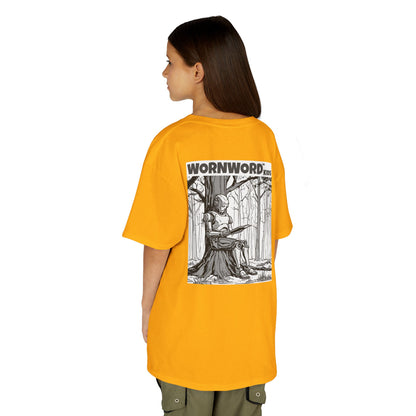 WORNWORD Kids™ Youth Mid-Weight Tee - Robot "Upgrade Your Brain"