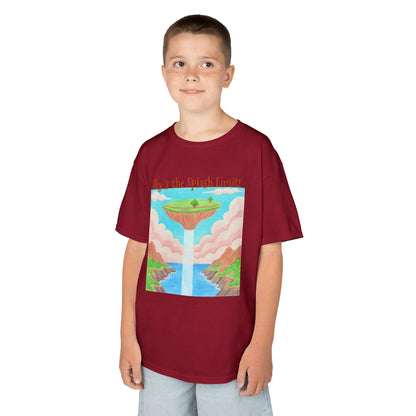 WORNWORD Kids Mid-Weight Tee - Waterfall Islands “Sky’s the Splash Limit!”