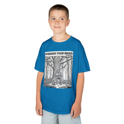 WORNWORD Kids™ Youth Mid-Weight Tee - Robot "Upgrade Your Brain"