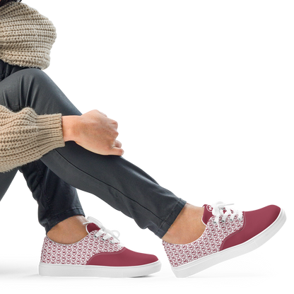 SIXTEENVIBE Lady Lace-Up Canvas Sneakers