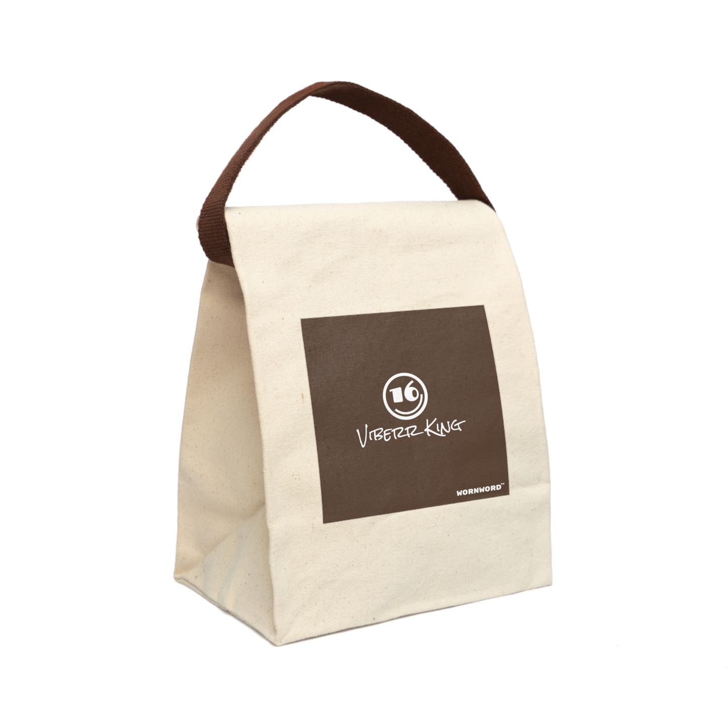 WORNWORD Viberr King Canvas Lunch Tote with Strap