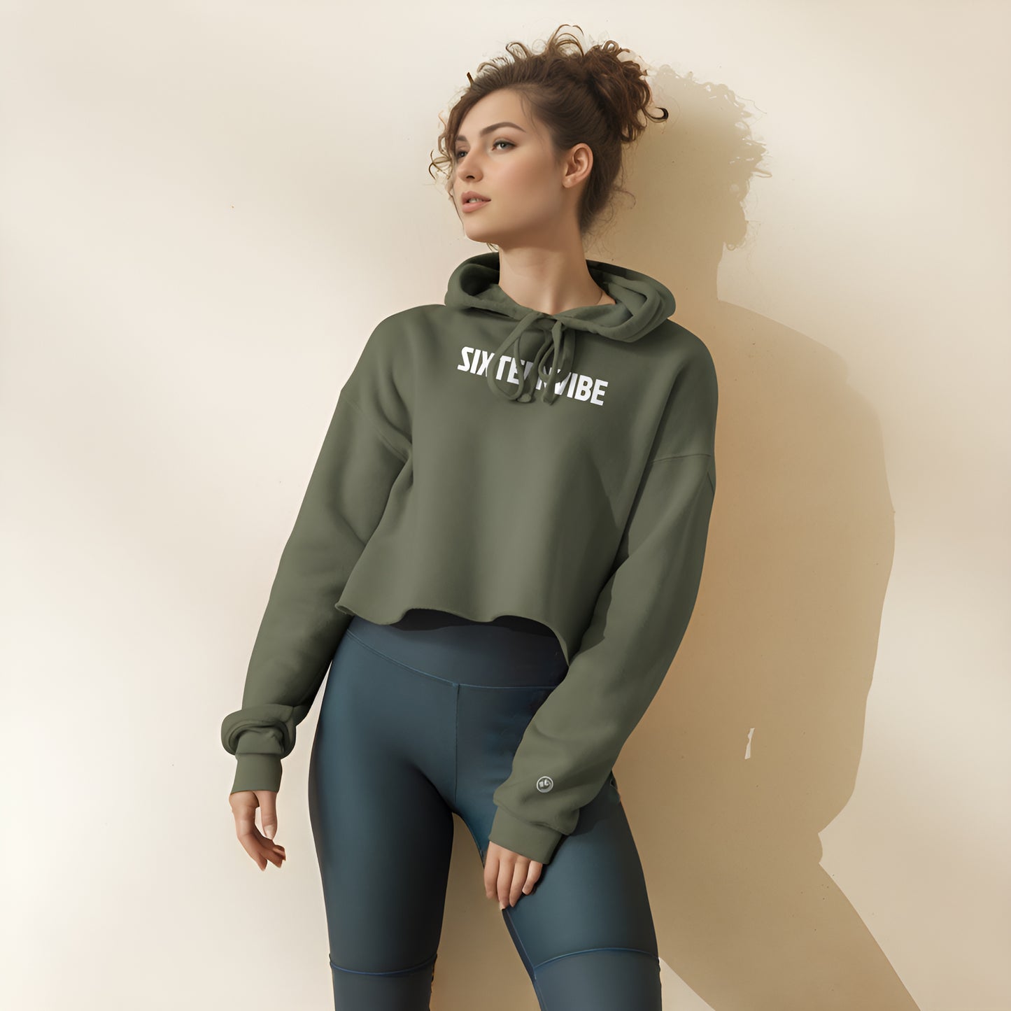 SIXTEENVIBE FemmeVibeZ™ Crop Hoodie